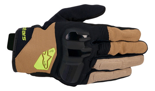 Luva Alpinestars Chrome V2 Cor Caqui Preto Tamanho Gg - Xl