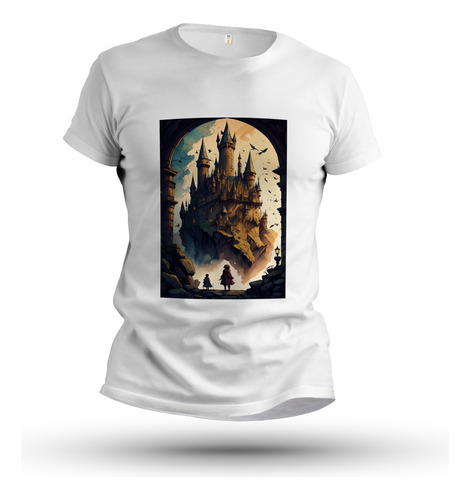 Camiseta Hp Caminho Castelo Magia Bruxo Hogwarts Plus Size
