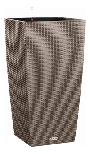 Maceta Todo Uno Color Marron Arena Wicker Finish 16 X 30 