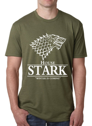 Playera Camiseta Winter In Coming Casa Stark Got + Regalo