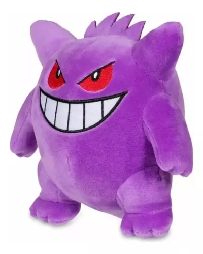 Gengar Mega Shiny Pokémon Fantasma Pelúcia 18x25cm