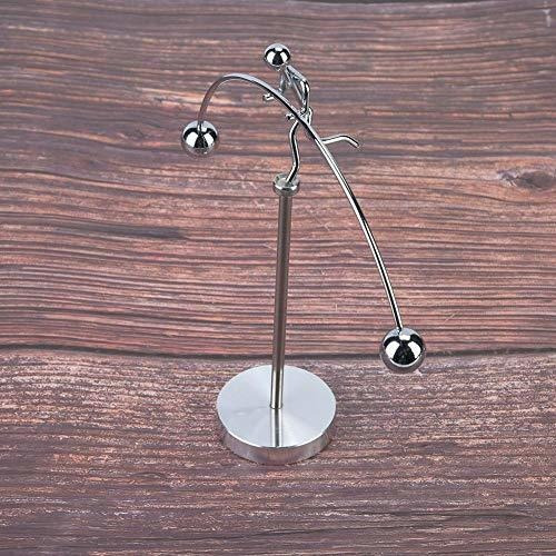 Imagen 6 de 7 de Pèndulo De Newton Hztyyier Juguete De Equilibrio De Acero,