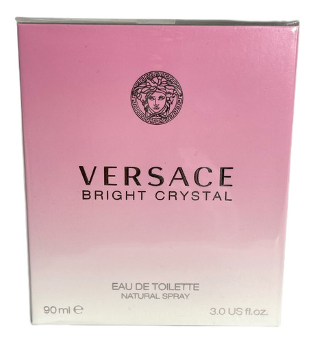 Versace Bright Crystal Eau De Toilette 90 ml Para  Mujer