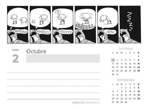 Imagen 6 de 7 de Calendario De Escritorio Mafalda 2023 De Coleccion