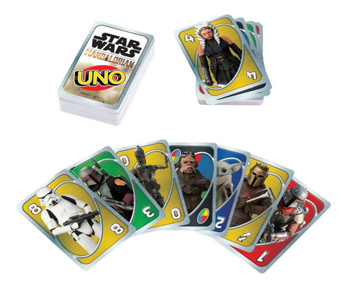 Uno Mandalorian Star Wars, Juego De Cartas