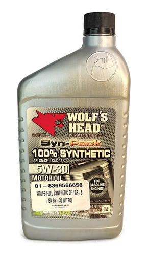 Wolfs Full Synthetic Aceite De Motor Diesel Cf / Gf-5 /  ...