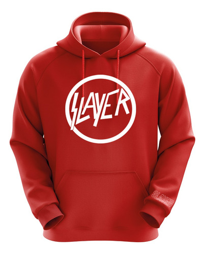 Polerón Rojo Slayer Diseño 1