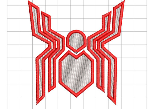 Logo Hombre Araña Tom Holland Ponchado/diseño Para Bordar