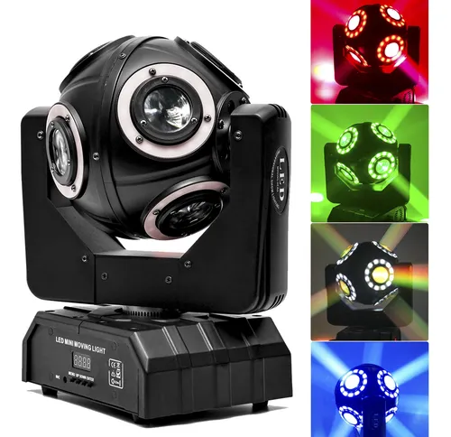 comprar Luces De Discoteca Con Cabeza Movil Con Led 8rgbw Luces De E