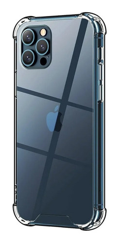 Carcasa Para iPhone 12 Pro Max Transparente Reforzada