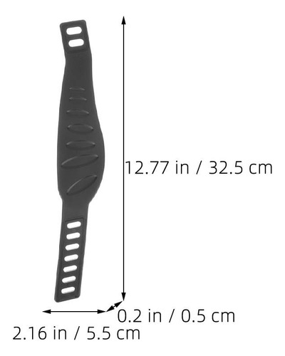 2 Pares De Correas Ajustables De Goma Para Pedales De Bicicl