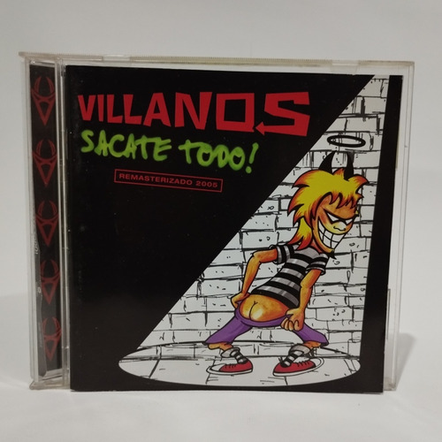 Villanos  Sacate Todo! Cd Punk Rock Argentino Warner Music 