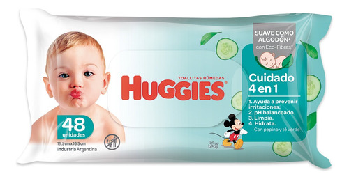 Toallitas húmedas Huggies 4 En 1 48 u