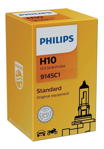 Lampara Philips H10 12v 55w 9145c1 Py20d