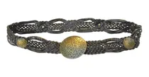 Comprar Cinto Cinturon Caderin Faja Tejido Hebilla Grande 4 Talles Dorado Oscuro Xl
