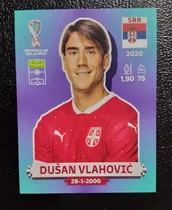 Comprar Figurita Mundial Qatar 2022 Azul Europea Dusan Vlahovic