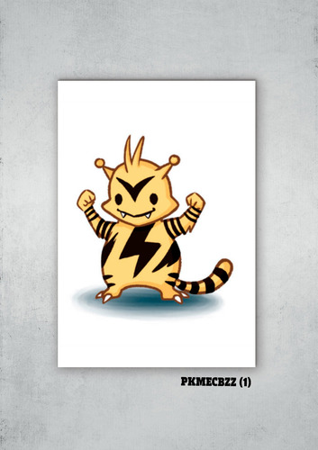 Cuadros Poster Pokemon Electabuzz 20x29 (bzz 1)