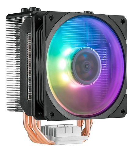 Imagem 3 de 7 de Cooler Hyper 212 Turbo Led Vermelho - Black - Cooler Master