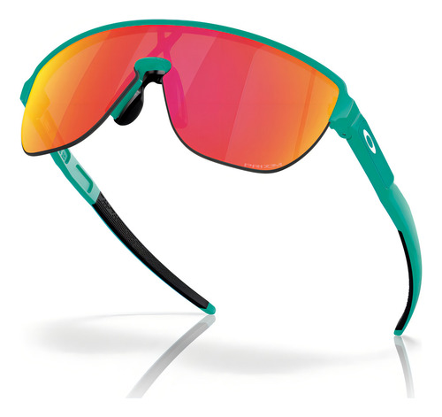 Óculos De Sol Oakley Corridor Matte Celeste Prizm Ruby Cor Laranja