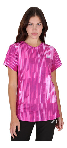 Remera Running Lotto Run Empowerment Mujer En Violeta