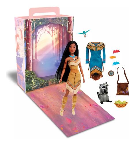 Boneca Pocahontas Com Troca De Roupa Disney Classic