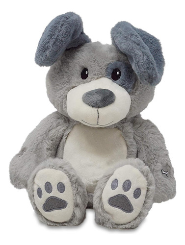 Cuddle Barn | Play Play Parker 11 Gray Puppy Animed Relleno
