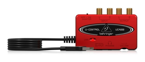 Placa De Audio Behringer Uca222 Usb Interface Interfaz