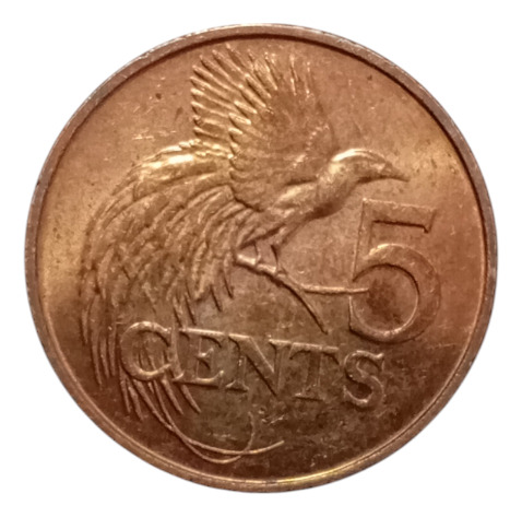 Moneda Trinidad Y Tobago 5 Cents 2005 Ave (&1597 (Usado)