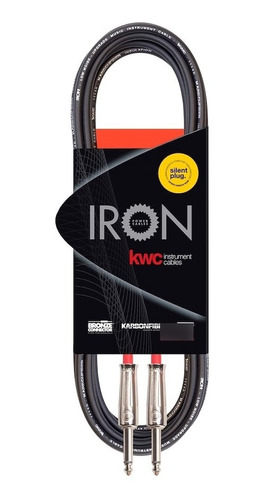 Cable Kwc Iron 210 3 Metros Plug/plug Con Corte Profesional