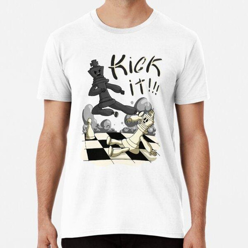 Remera Jaque Mate Ajedrez Kick It Algodon Premium