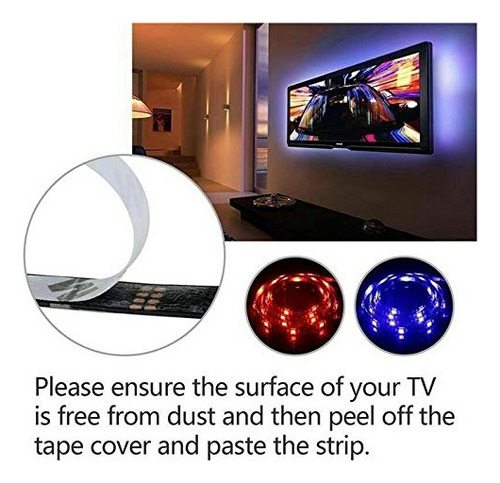 Tira De Luces Led Gnzugo Barra Led De Tv Usb Inteligente Bl