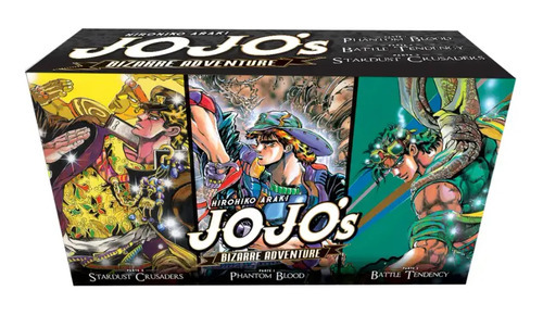 Jojo's Bizarre Adventure: Box Set 1, De Hirohiko Araki. Serie Bizarre Adventure, Vol. 1 al 17. Editorial Panini Books, Tapa Blanda, Edición 1 En Español, 2023