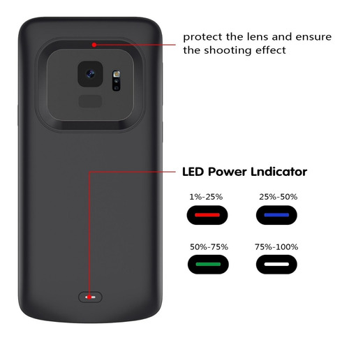 Imagen 1 de 1 de Power Case Cargador Protector Para S9 - 4700mah