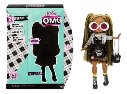 L.o.l. Surprise! O.m.g. Alt Grrrl - Muñeca De Moda Con 20 .