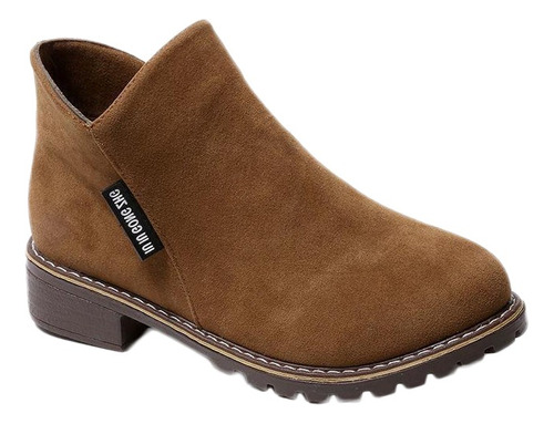 Botas Martin De Moda Plana Para Mujer