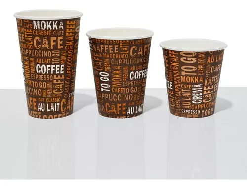 Vasos café compostables