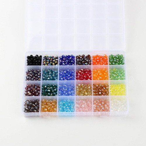 1200 Piezas De Cuentas De Cristal De Briolette Para