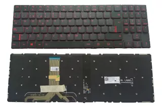 Teclado Lenovo Legion Y540-15irh Y540-17irh Y545-pg0 Origin Color Rojo