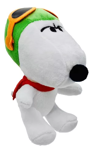 Juguete de peluche de Papá Noel de Snoopy de 6 pulgadas con chirriante |  Juguete de peluche Charlie Brown Snoopy rojo y blanco | Pequeños juguetes