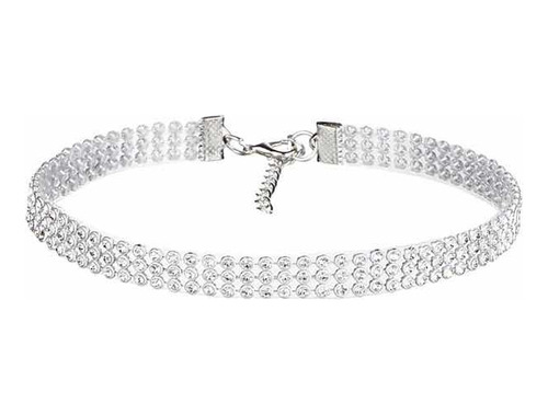 Gargantilla Chocker Collar Strass Brillos Brillante Elegante