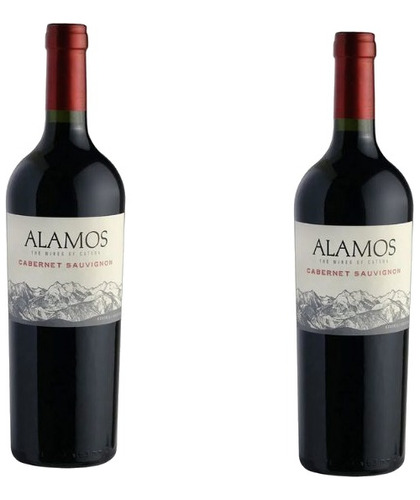 Vino Tinto Cabernet Sauvignon Alamos X 750 Ml Pack X2 