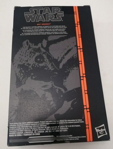 Greedo Star Wars Black Series Línea Naranja 1a Edición (Usado)