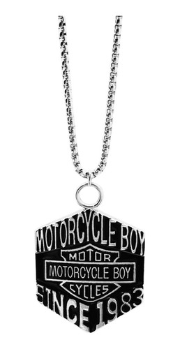 Collar / Cadena Con Placa De Motociclista