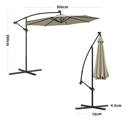 Sombrilla De Patio Elegante