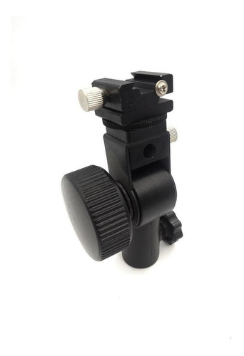 Imagen 2 de 3 de Base Soporte Adaptador Metálico Para Flash Fotográfico Ajust