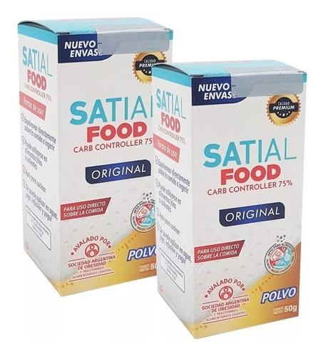 Imagen 3 de 5 de Suplemento En Polvo Framingham Pharma Satial Food Dietario En Caja De 50ml