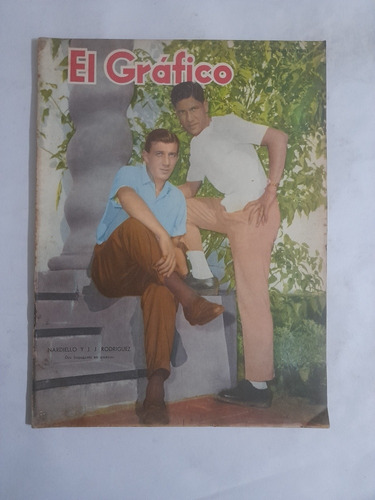 El Grafico 2058 Nardiello Y J J Rodriguez Boca Año 1959