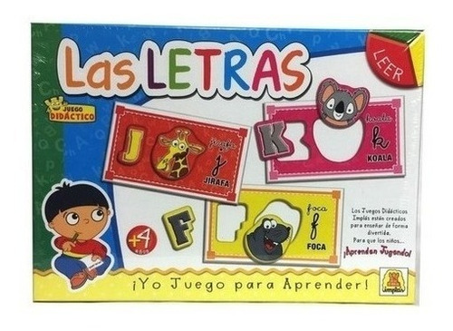 Juego De Mesa Didactico Las Letras Implas