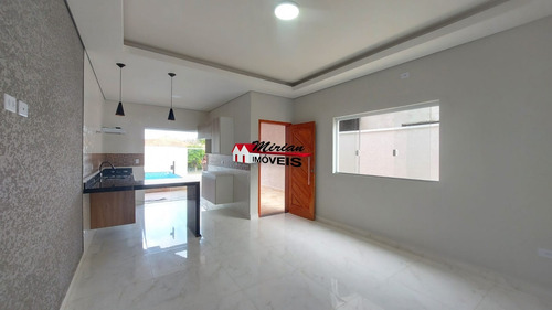 Imagem 5 de 18 de Casa Nova Com Piscina 700 M Da Praia Em Peruibe - Ca01698 - 71004560