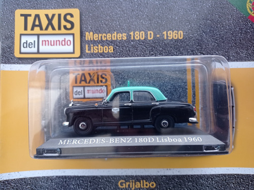 Taxis Del Mundo. Mercedes Benz 180d. Lisboa 1960